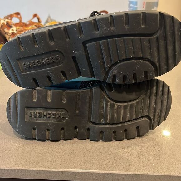 Vtg Y2K Sketchers Jammers Black Leather Platform, Size 8.5 - Picture 9 of 11